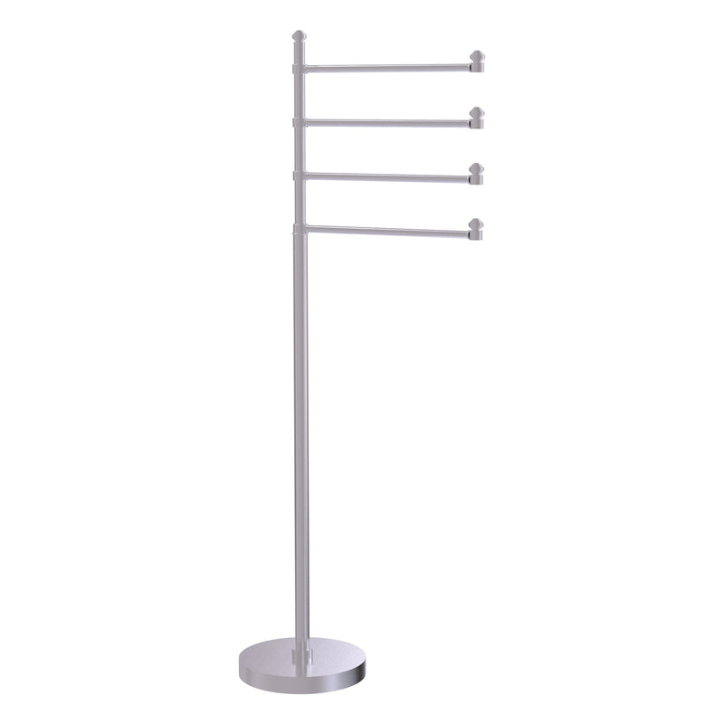 Freestanding 4 Pivoting Swing Arm Towel Stand