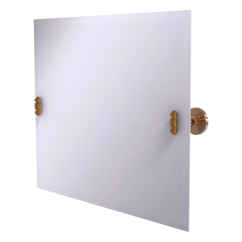 Frameless Landscape Rectangular Tilt Mirror with Beveled Edge