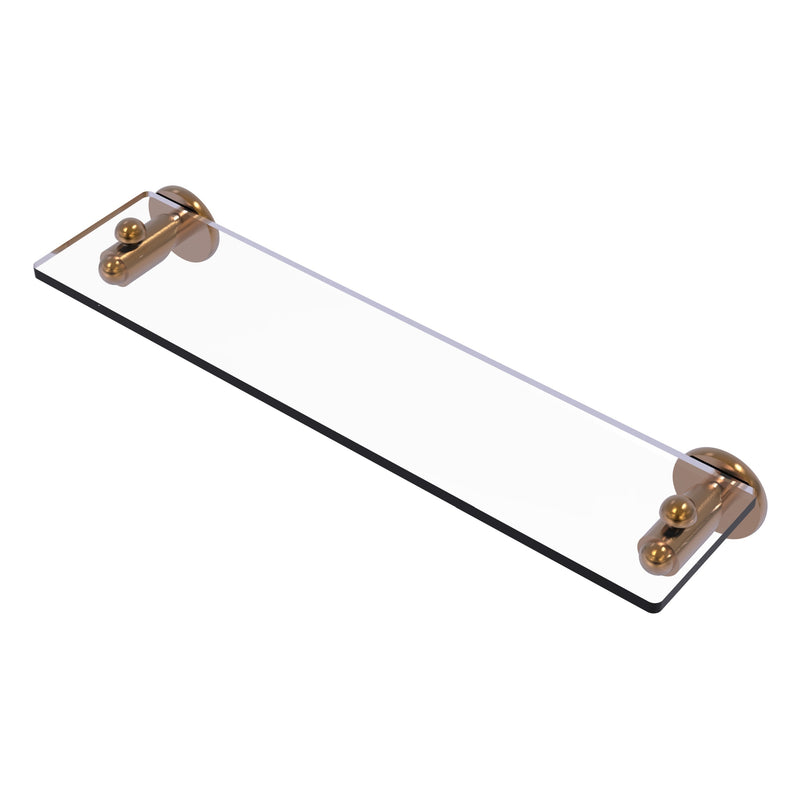 Soho Collection Glass Vanity Shelf with Beveled Edges