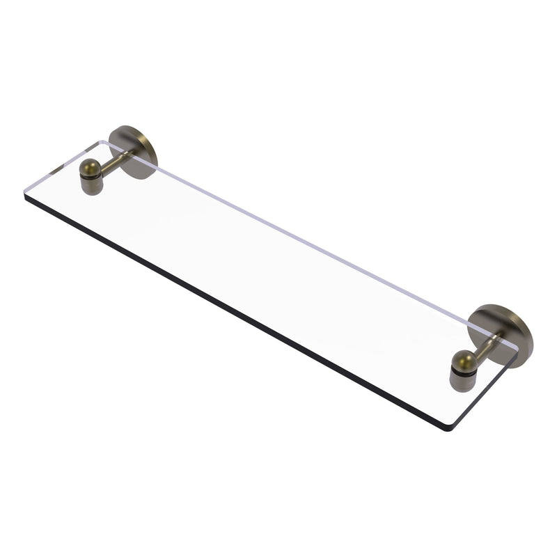 Tango Collection Glass Vanity Shelf with Beveled Edges