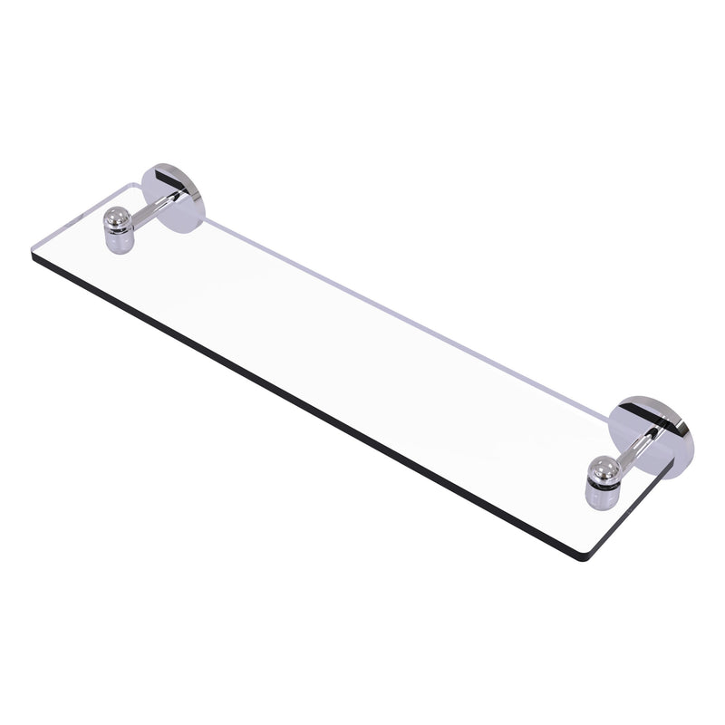 Tango Collection Glass Vanity Shelf with Beveled Edges