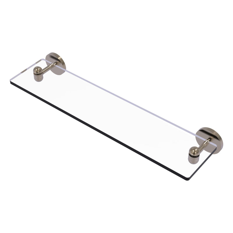 Tango Collection Glass Vanity Shelf with Beveled Edges