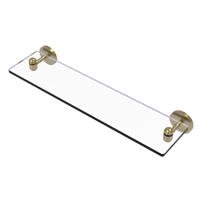 Tango Collection Glass Vanity Shelf with Beveled Edges