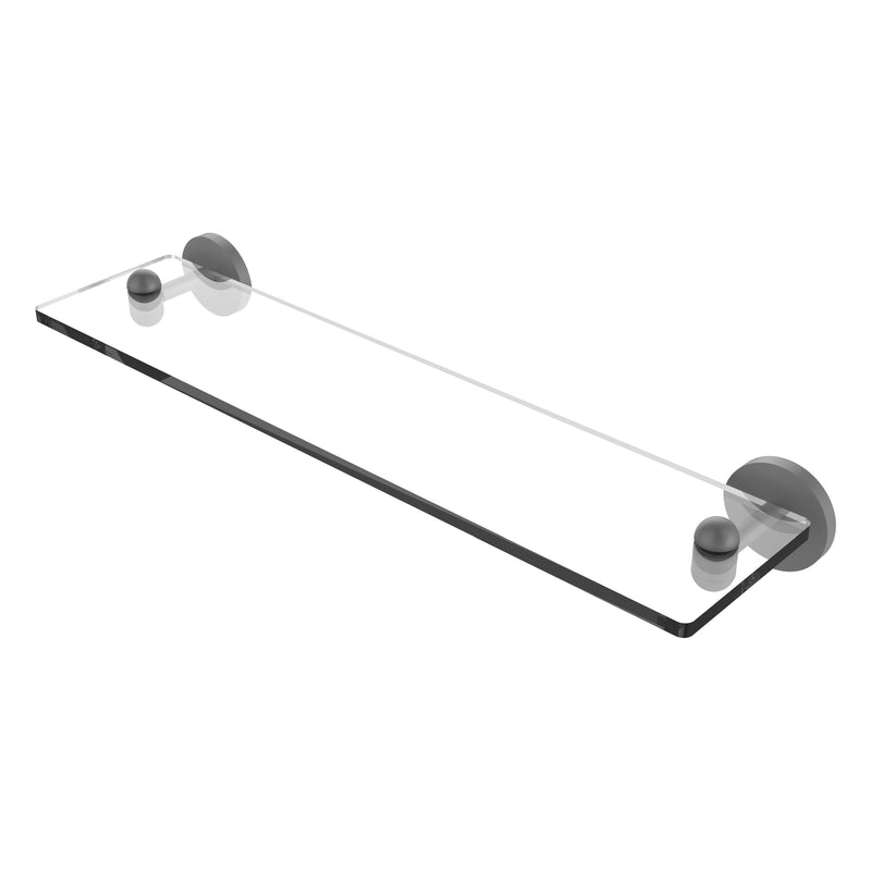 Tango Collection Glass Vanity Shelf with Beveled Edges