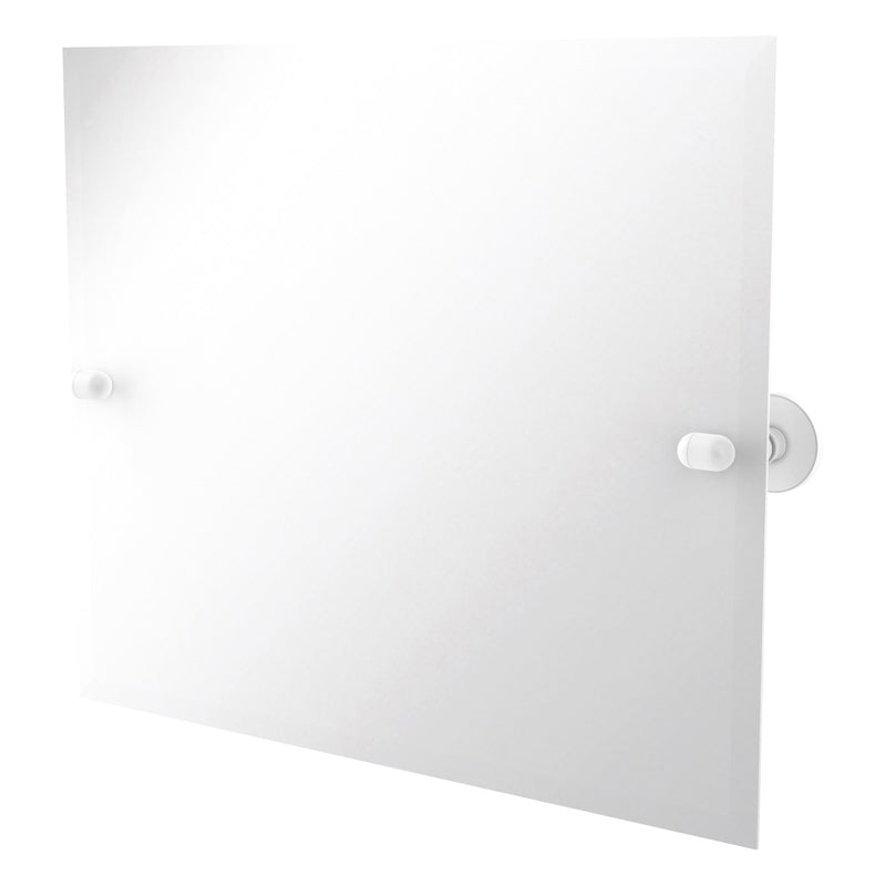 Frameless Landscape Rectangular Tilt Mirror with Beveled Edge