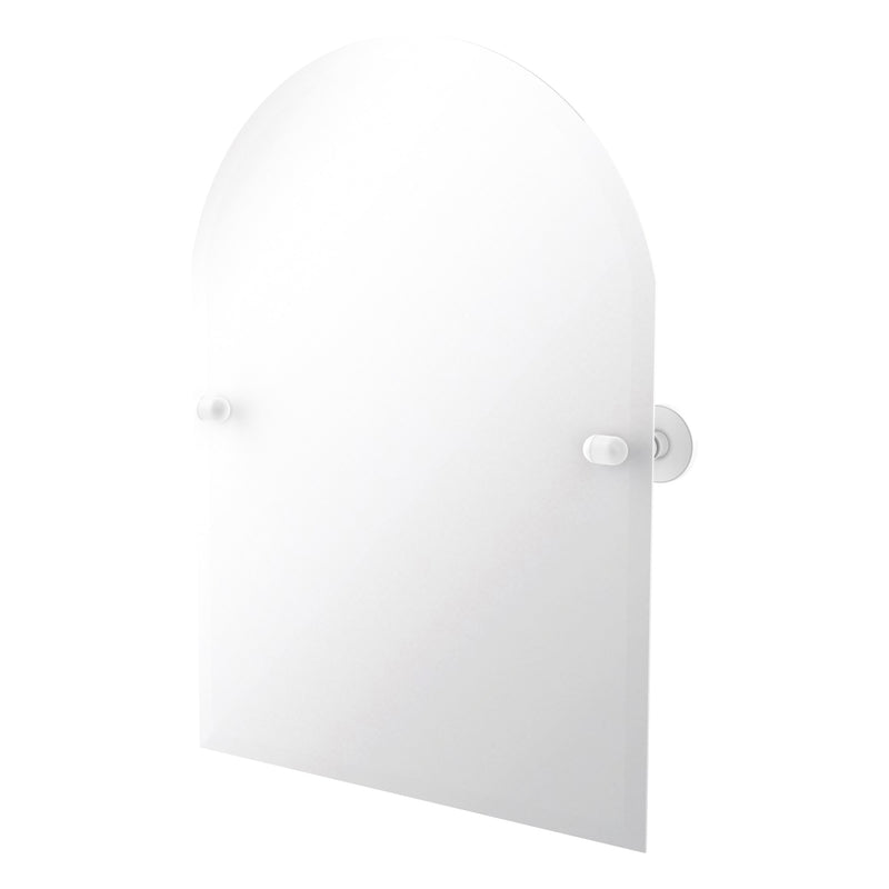 Frameless Arched Top Tilt Mirror with Beveled Edge