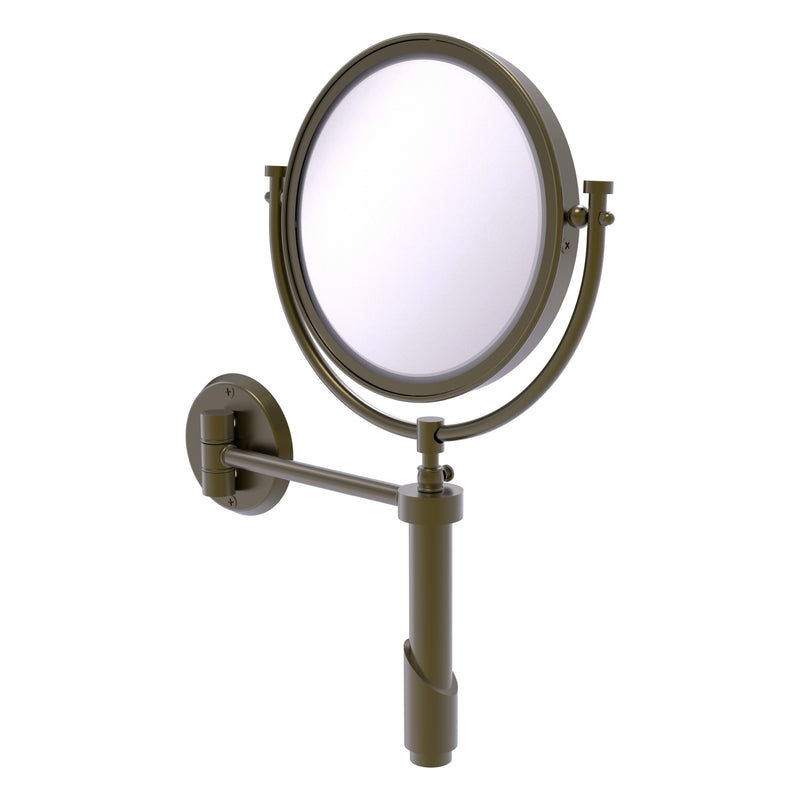 Tribecca Collection Wall Mounted Make-Up Mirror 8 Inch Diameter