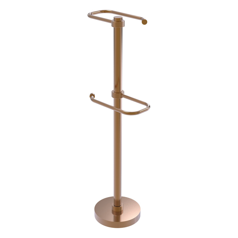 Freestanding Two Roll Toilet Tissue Stand