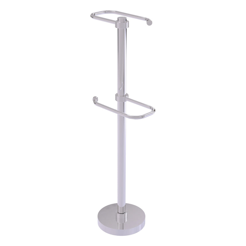 Freestanding Two Roll Toilet Tissue Stand