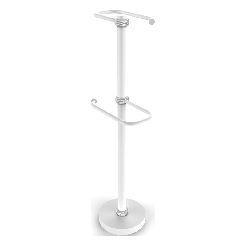 Freestanding Two Roll Toilet Tissue Stand