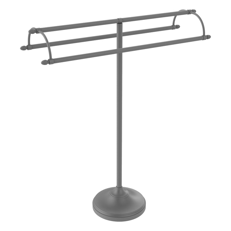 Freestanding Double Arm Towel Valet