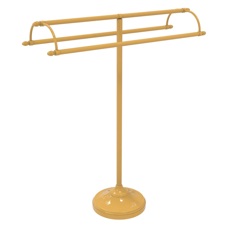 Freestanding Double Arm Towel Valet