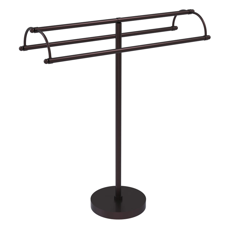 Freestanding Double Arm Towel Valet