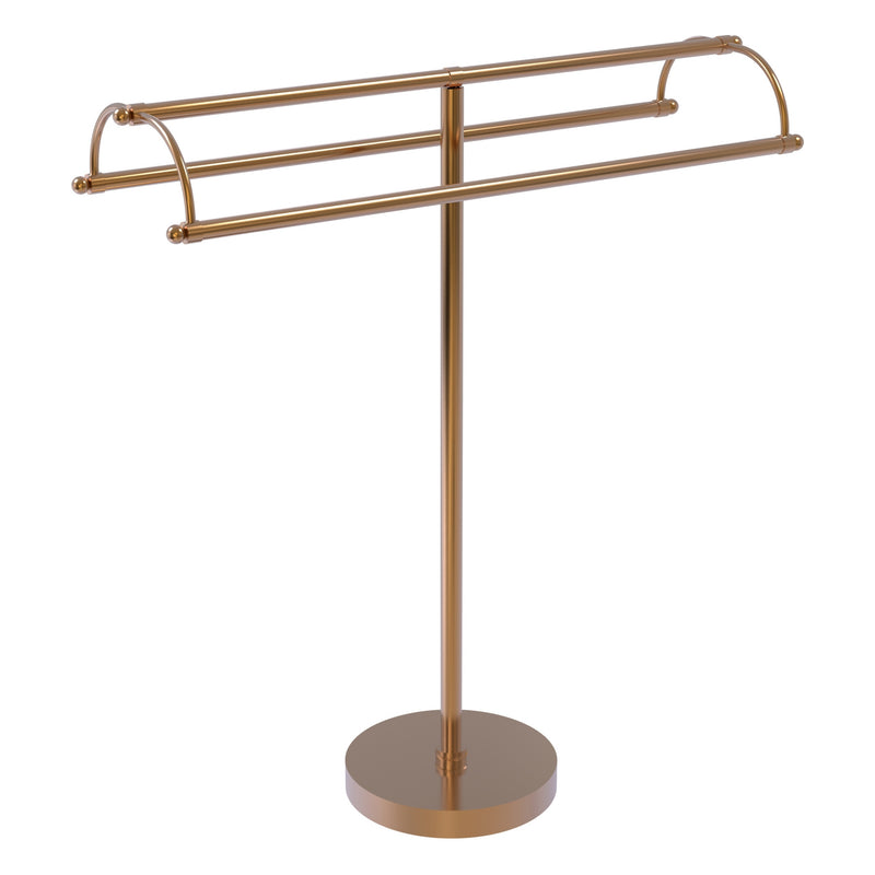 Freestanding Double Arm Towel Valet