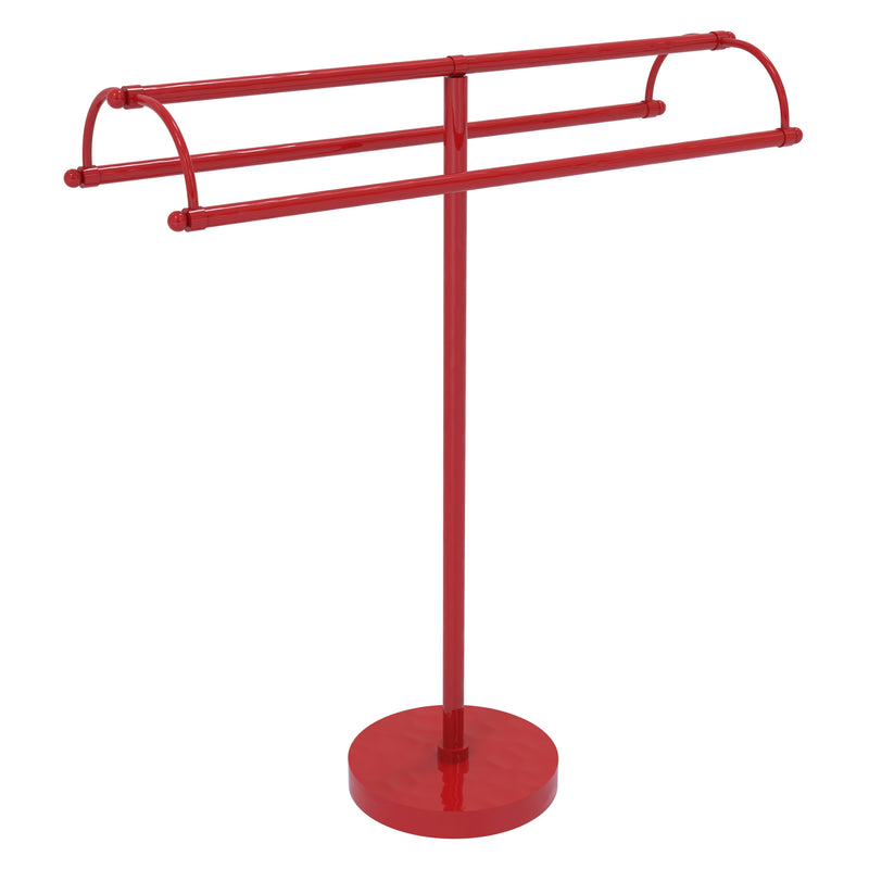 Freestanding Double Arm Towel Valet