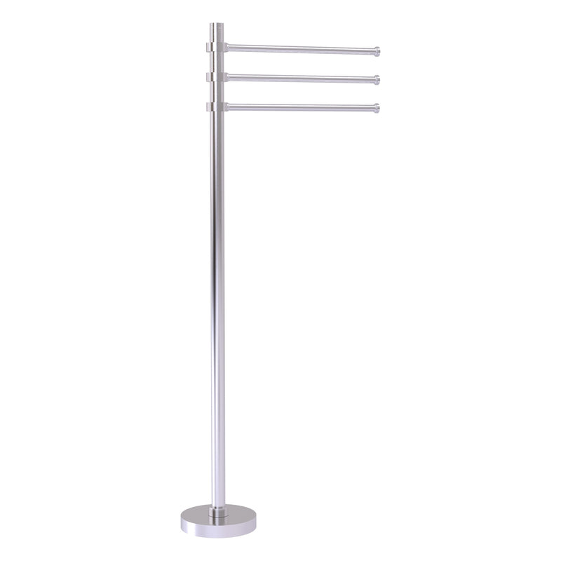 Towel Stand with 3 Pivoting 12 Inch Arms