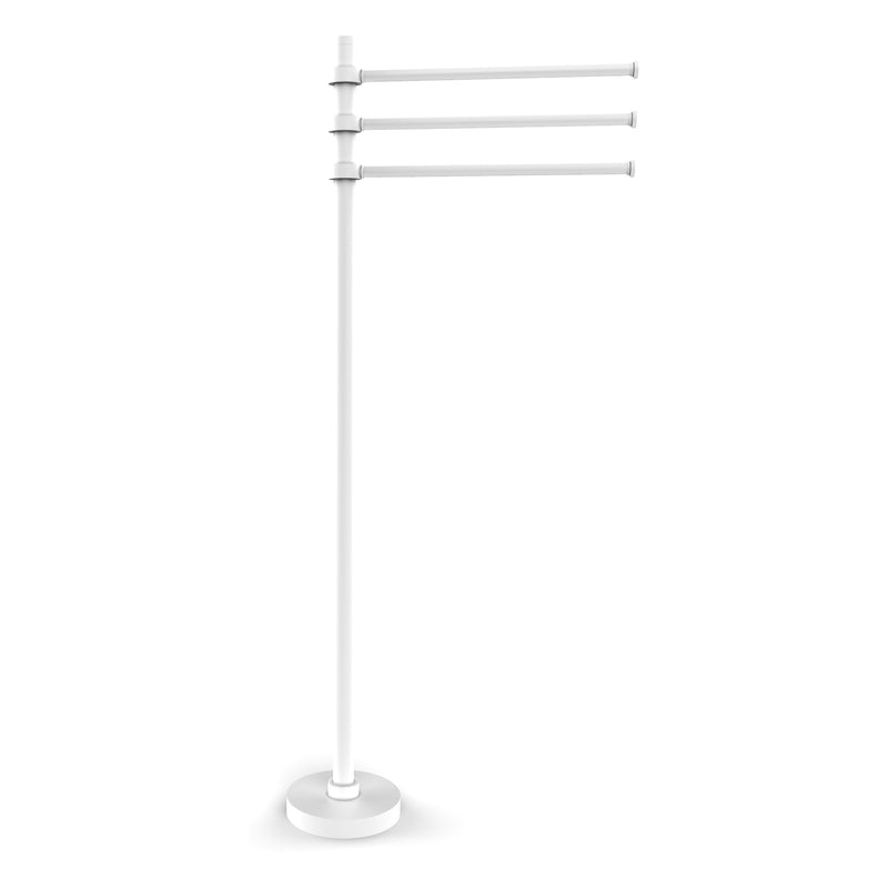 Towel Stand with 3 Pivoting 12 Inch Arms