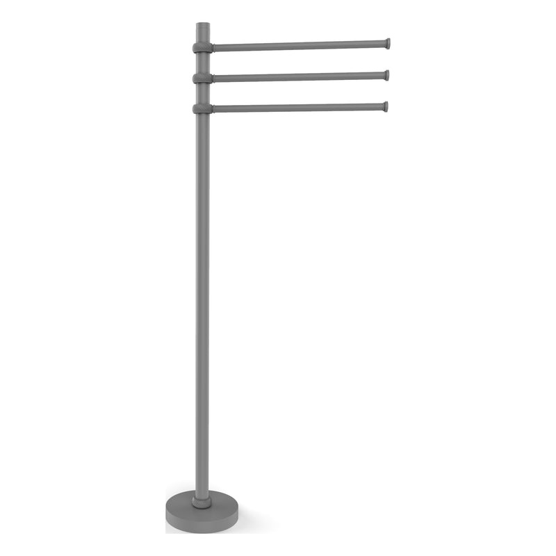 Towel Stand with 3 Pivoting 12 Inch Arms