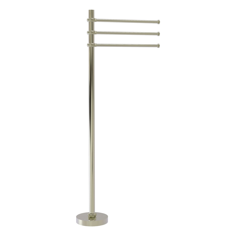 Towel Stand with 3 Pivoting 12 Inch Arms