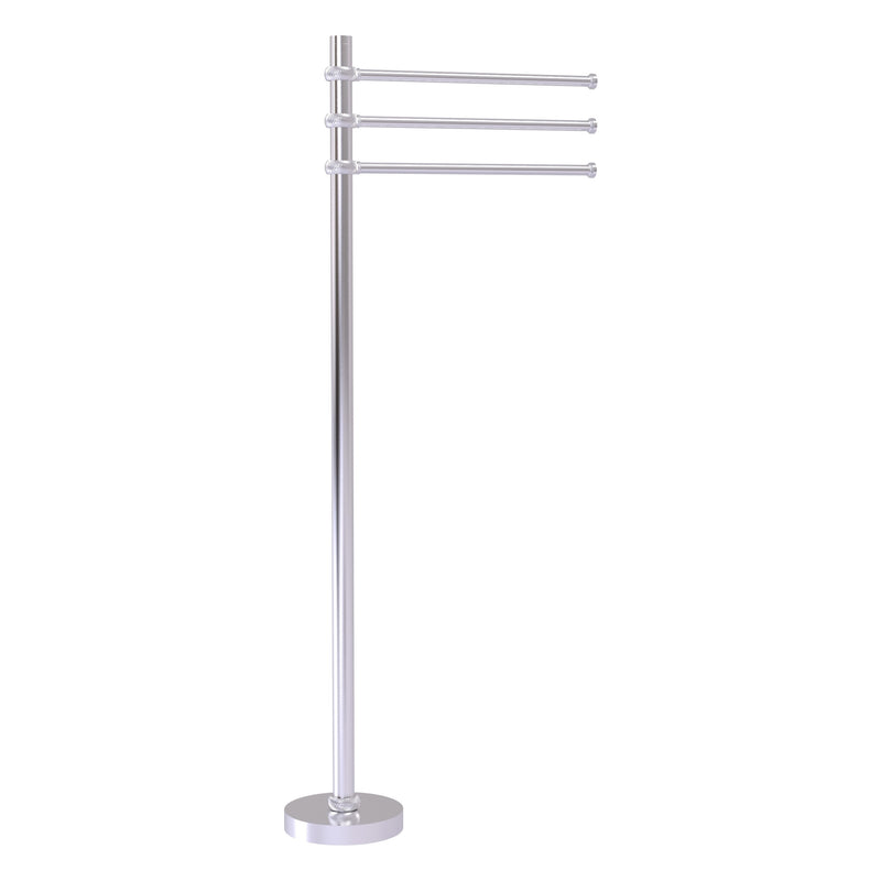 Towel Stand with 3 Pivoting 12 Inch Arms