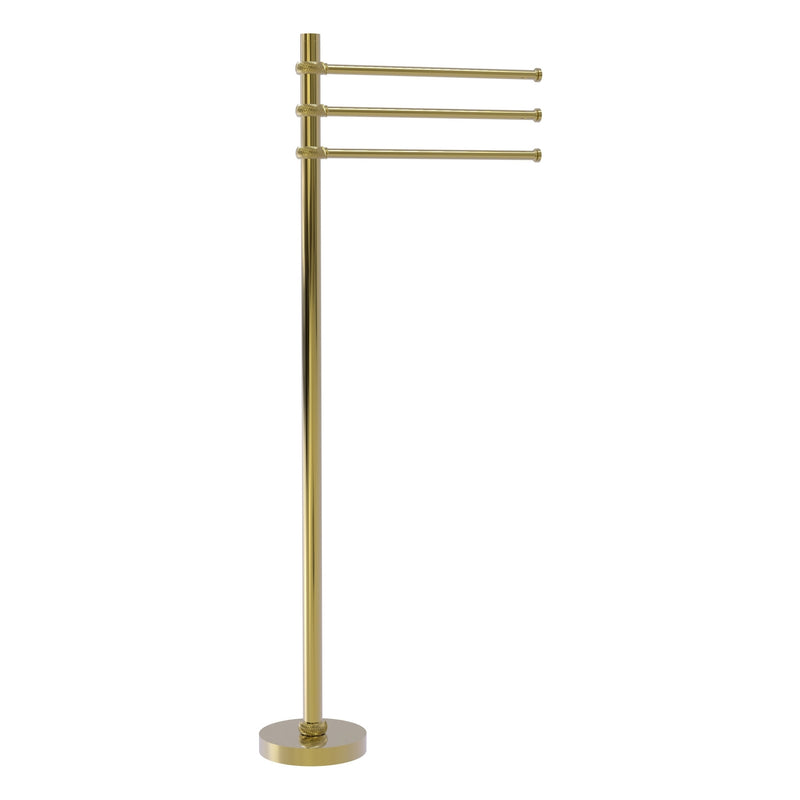 Towel Stand with 3 Pivoting 12 Inch Arms