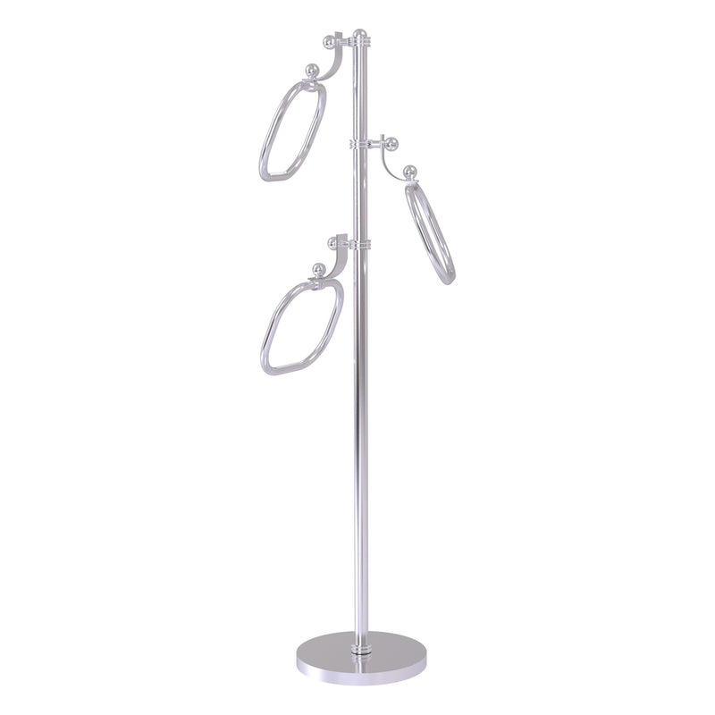 Towel Stand with 9 Inch Oval Towel Rings