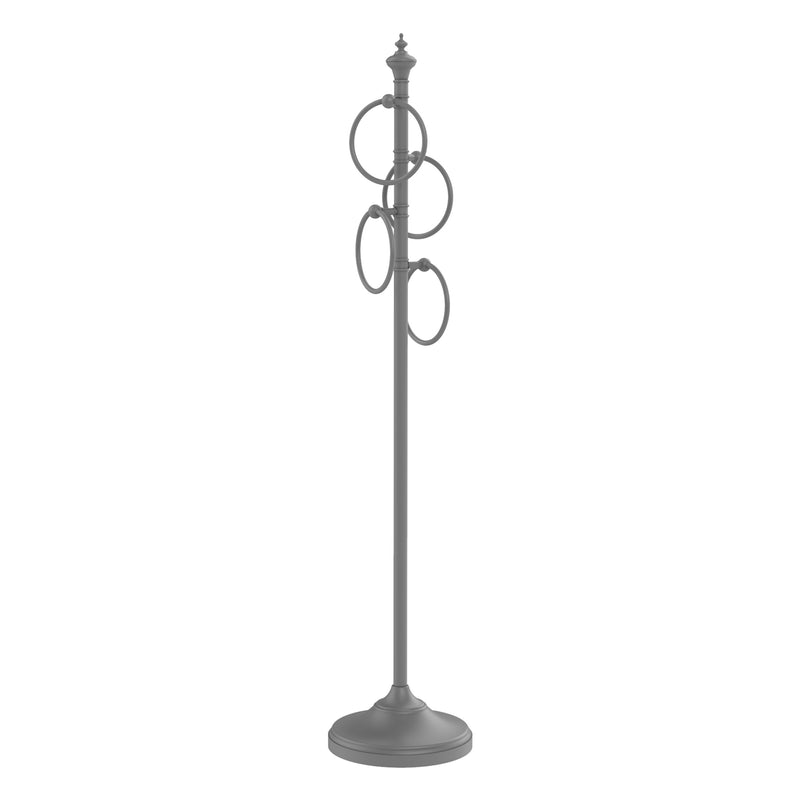 Freestanding 4 Towel Ring Stand