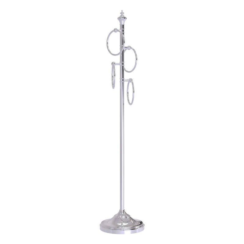 Freestanding 4 Towel Ring Stand