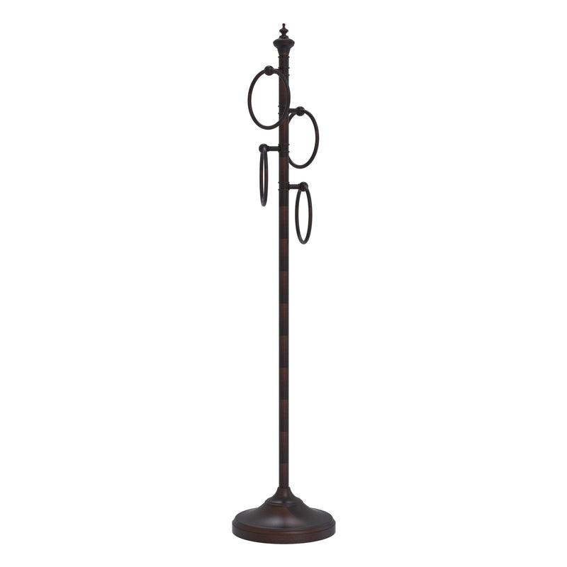 Freestanding 4 Towel Ring Stand