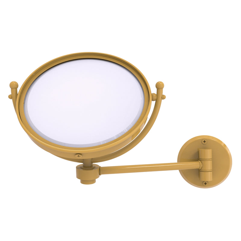 8 Inch Wall Mounted Make-Up Mirror with Smooth Accents