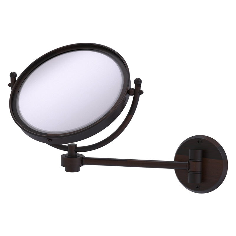 8 Inch Wall Mounted Make-Up Mirror with Smooth Accents