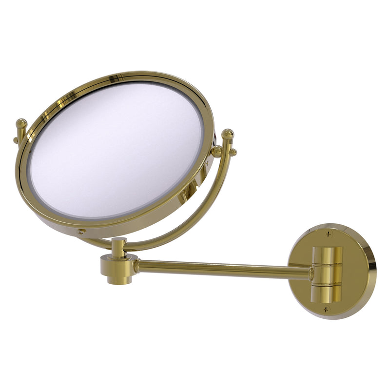 8 Inch Wall Mounted Make-Up Mirror with Smooth Accents