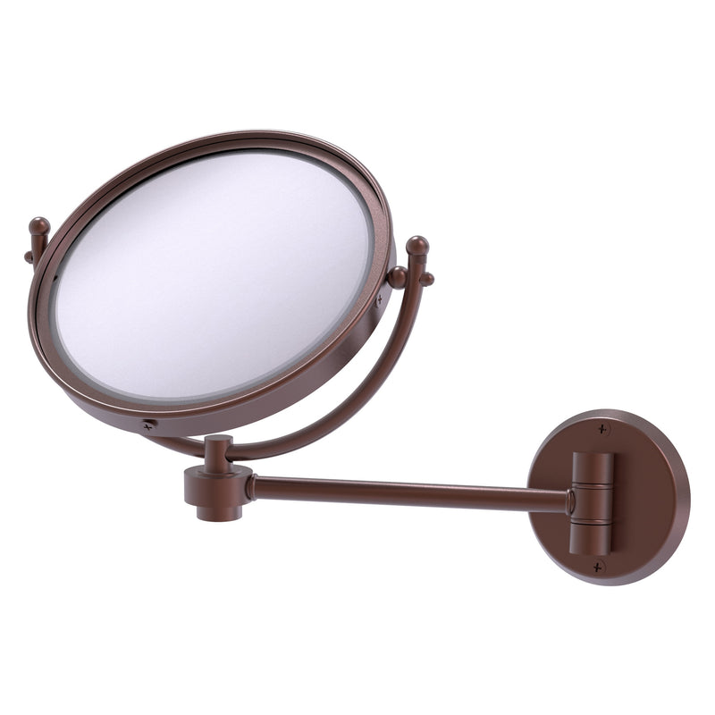 8 Inch Wall Mounted Make-Up Mirror with Smooth Accents