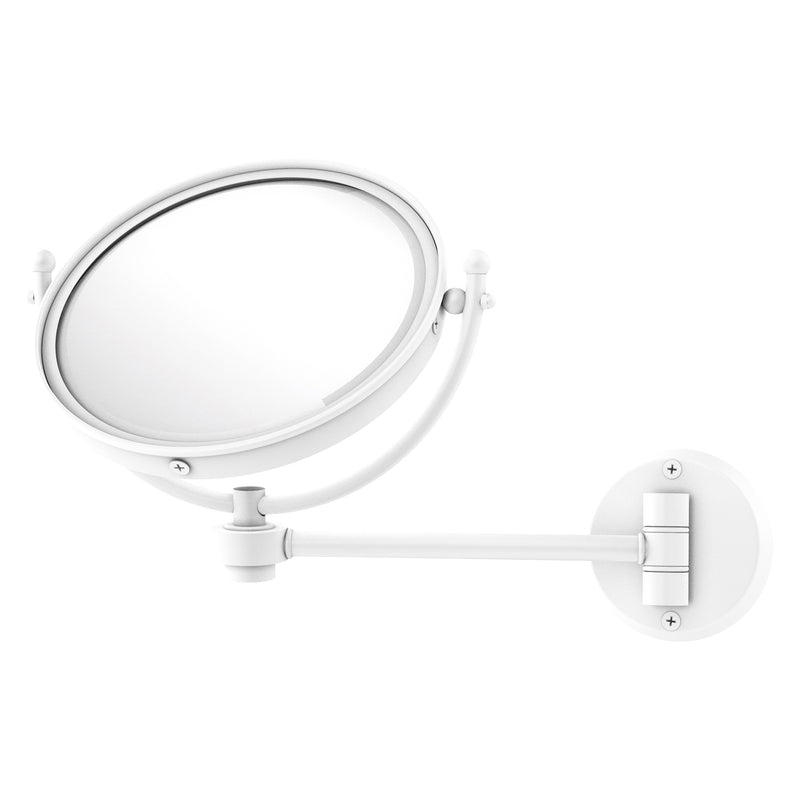 8 Inch Wall Mounted Make-Up Mirror with Smooth Accents