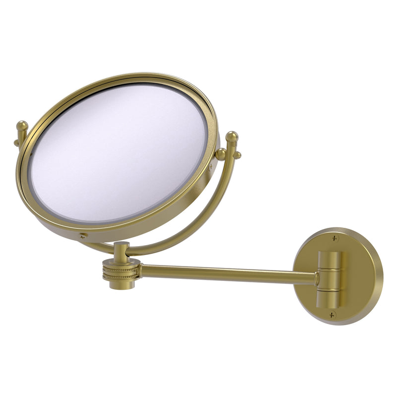 8 Inch Wall Mounted Make-Up Mirror with Dotted Accents