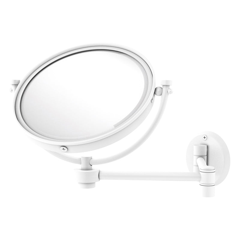 8 Inch Wall Mounted Extending Make-Up Mirror with Smooth Accents