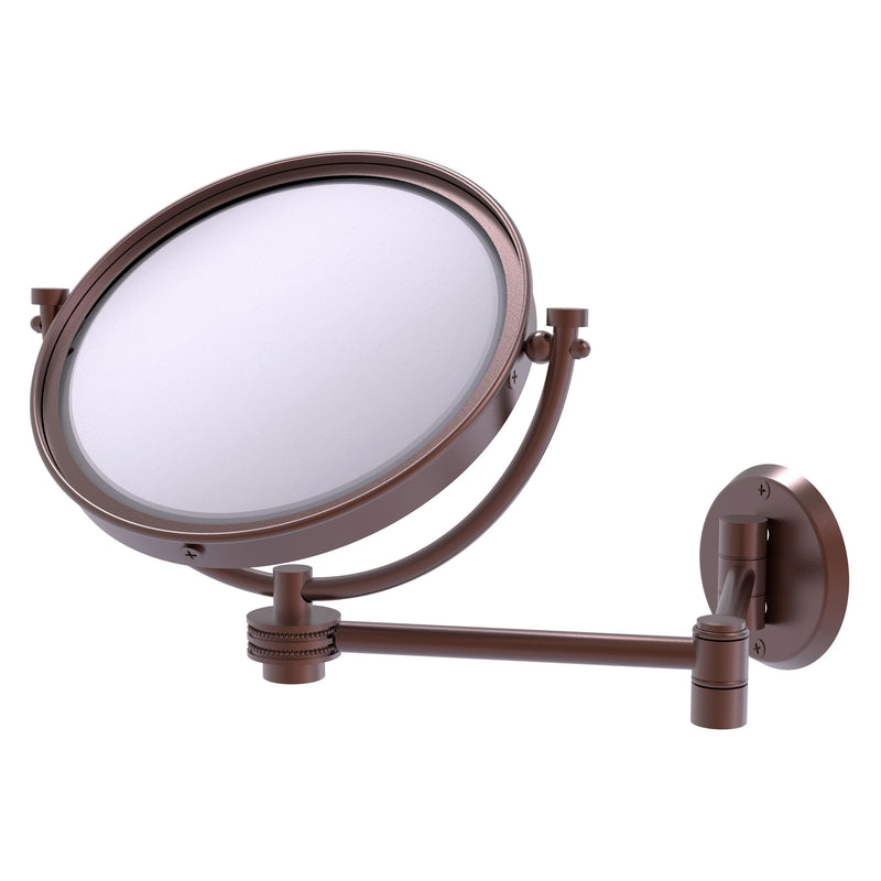 8 Inch Wall Mounted Extending Make-Up Mirror with Dotted Accents