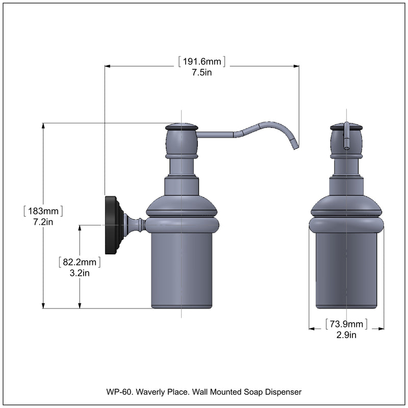 Wall Mounted Soap Dispenser