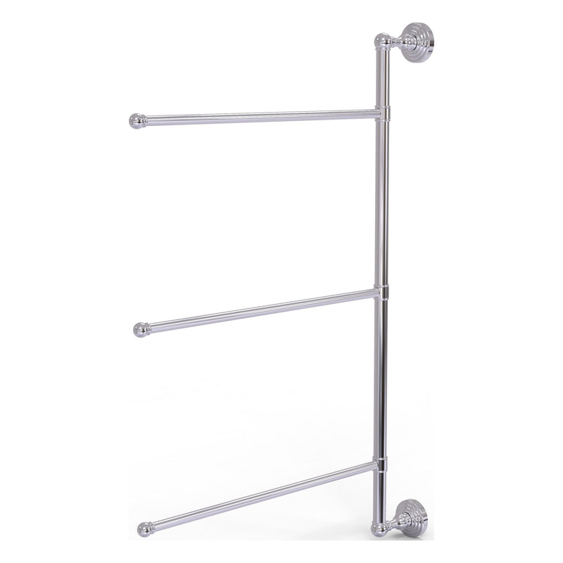 3 Swing Arm Vertical 28 Inch Towel Bar