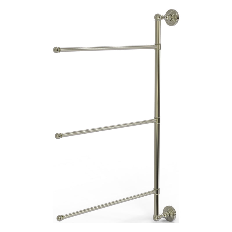 3 Swing Arm Vertical 28 Inch Towel Bar