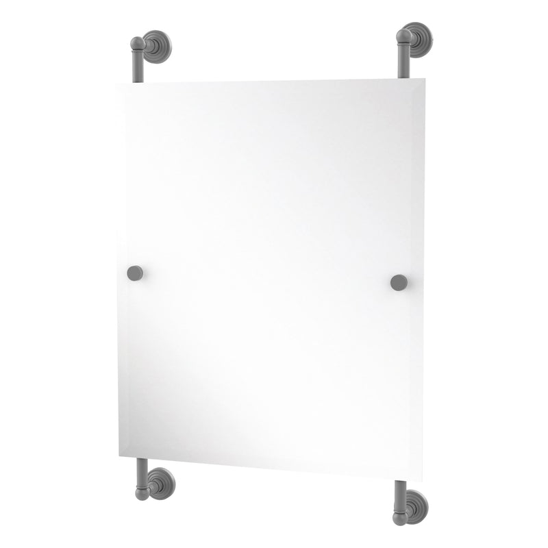 Waverly Place Collection Rectangular Frameless Rail Mounted Mirror