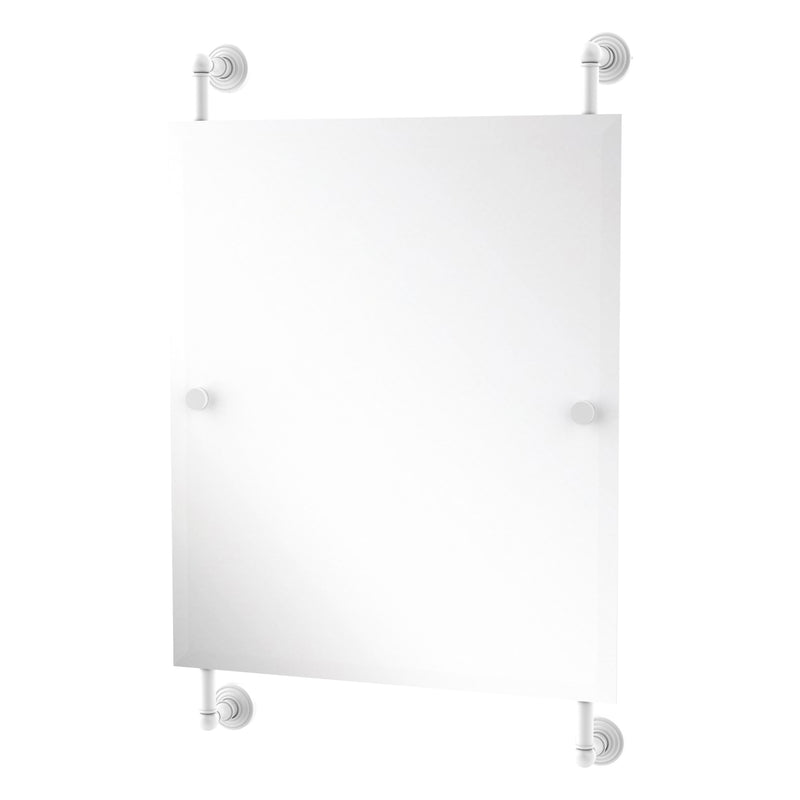 Waverly Place Collection Rectangular Frameless Rail Mounted Mirror