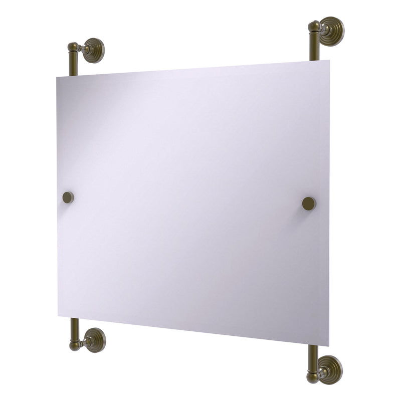 Waverly Place Landscape Rectangular Frameless Rail Mounted Mirror