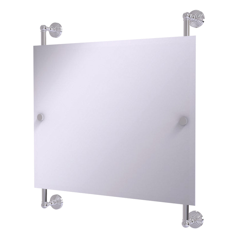 Waverly Place Landscape Rectangular Frameless Rail Mounted Mirror