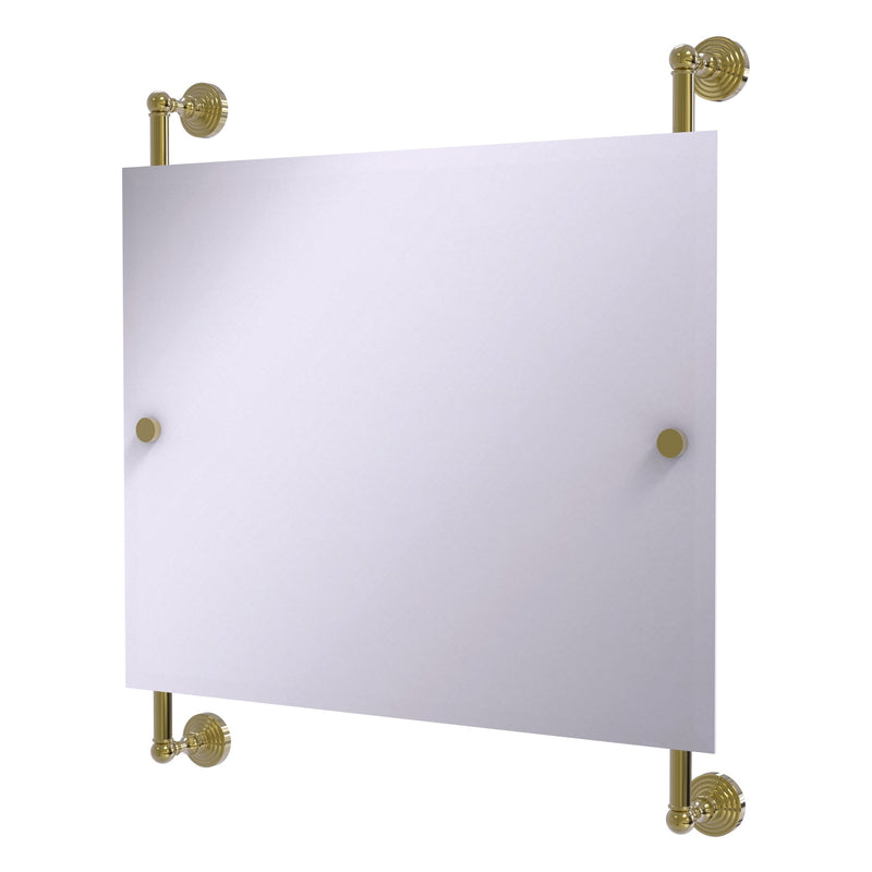 Waverly Place Landscape Rectangular Frameless Rail Mounted Mirror