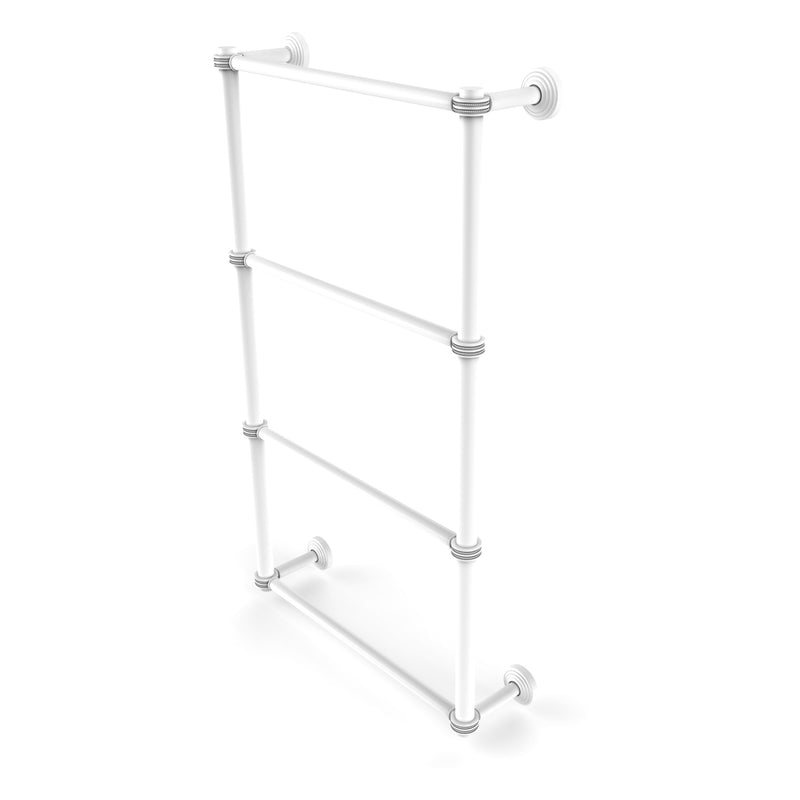 Waverly Place Collection 4 Tier Ladder Towel Bar with Dotted Accents