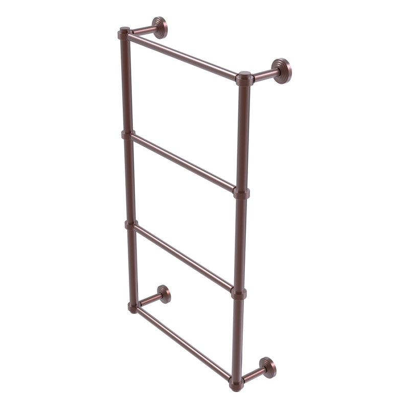 Waverly Place Collection 4 Tier Ladder Towel Bar with Grooved Accents