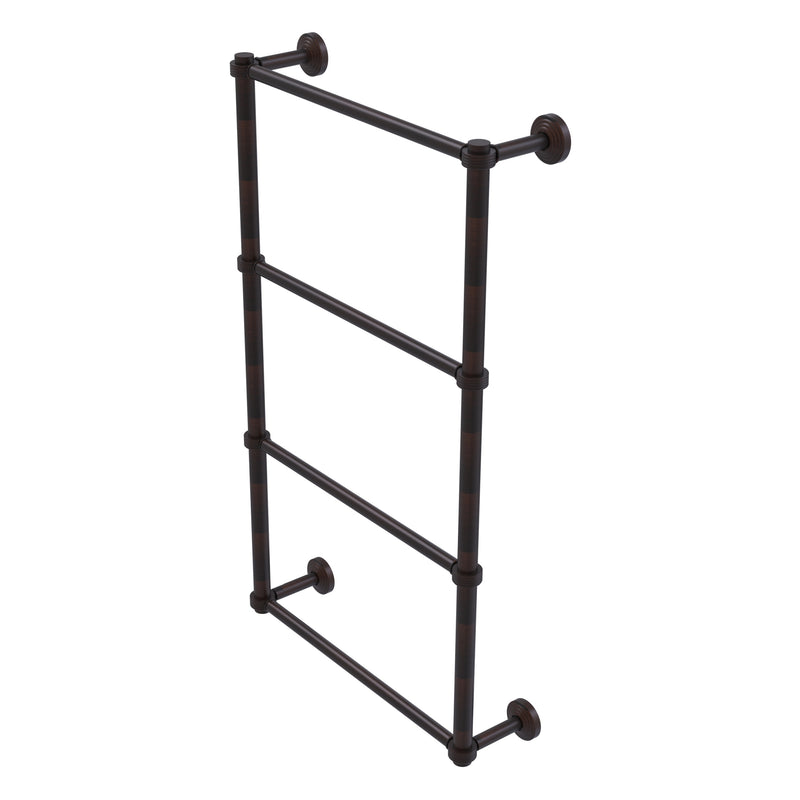 Waverly Place Collection 4 Tier Ladder Towel Bar with Grooved Accents