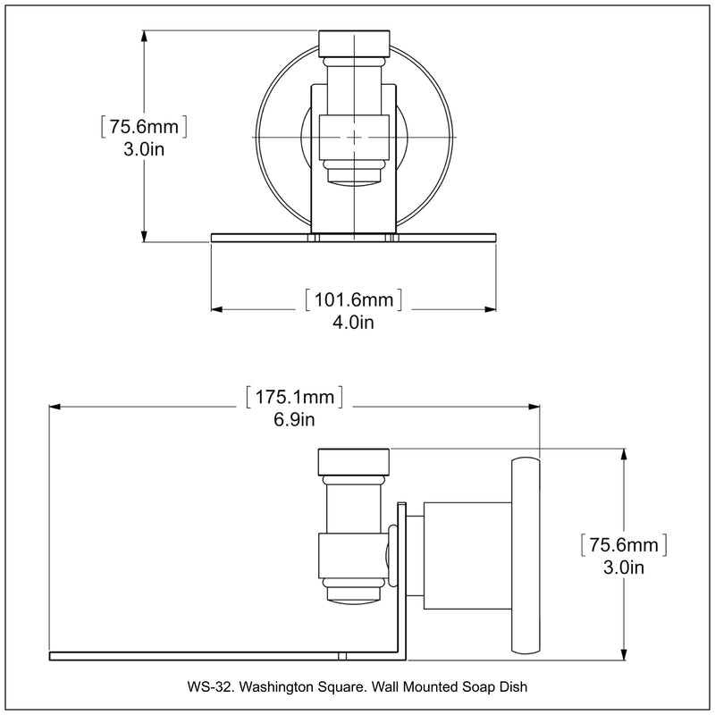 Wall Mounted Soap Dish