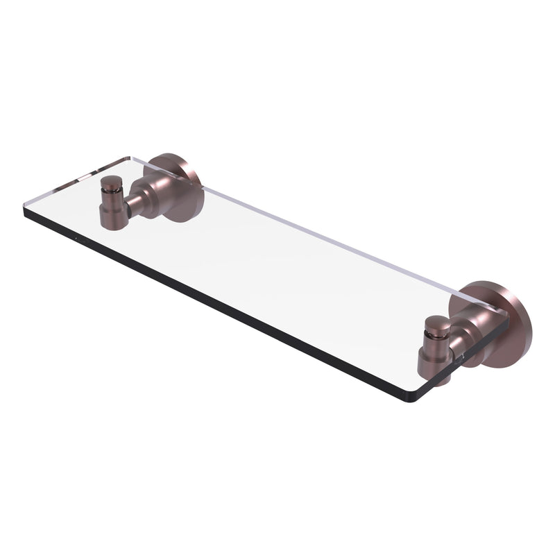 Washington Square Collection Glass Vanity Shelf with Beveled Edges